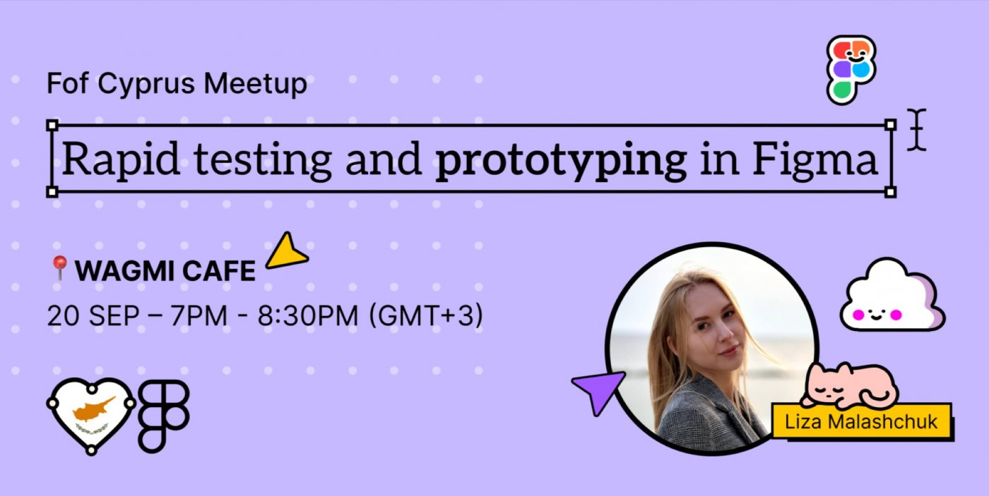 Rapid Testing and Prototyping in Figma, 20 September | Event in Limassol | AllEvents
