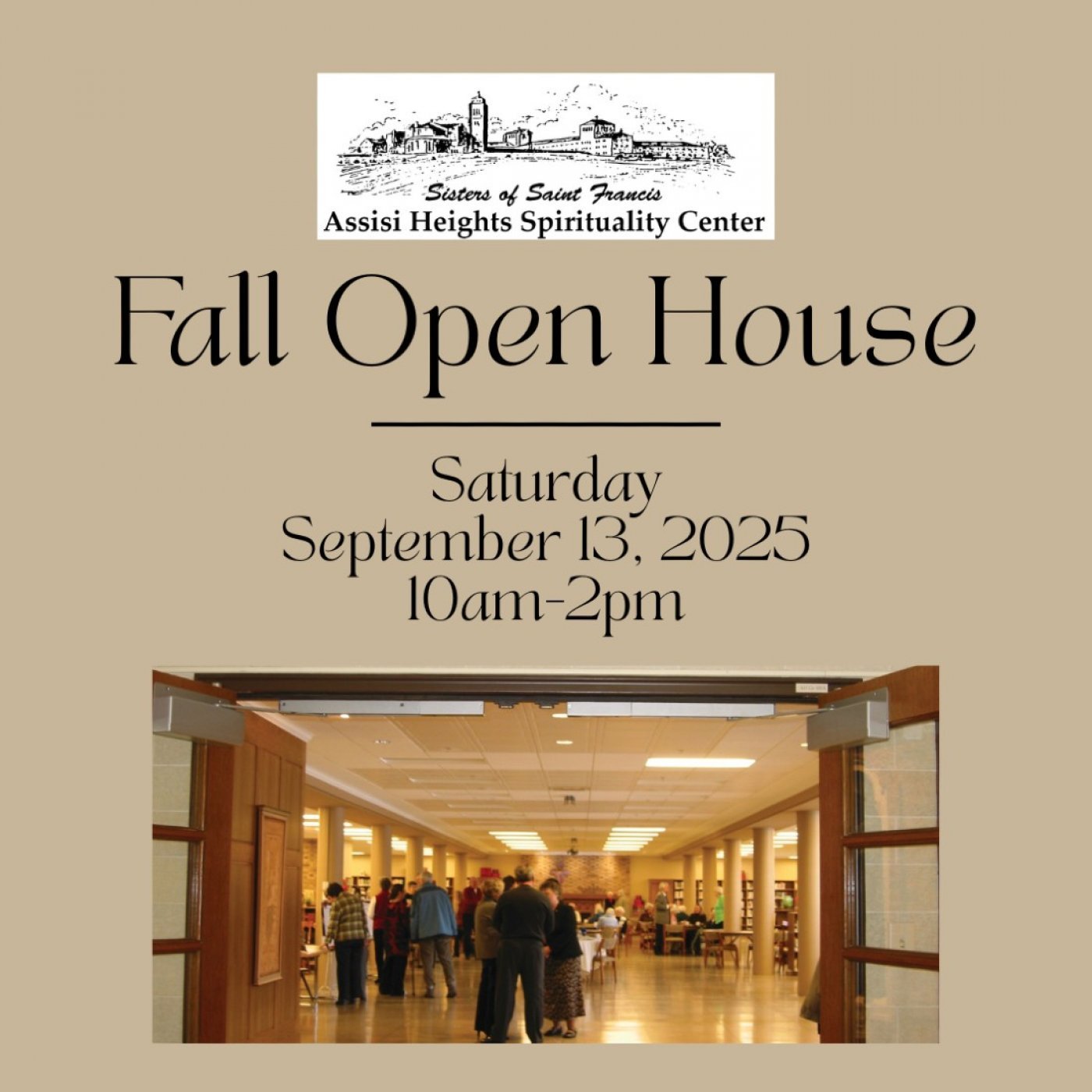 Assisi Heights Spirituality Center Open House, 13 September | Event in Rochester | AllEvents