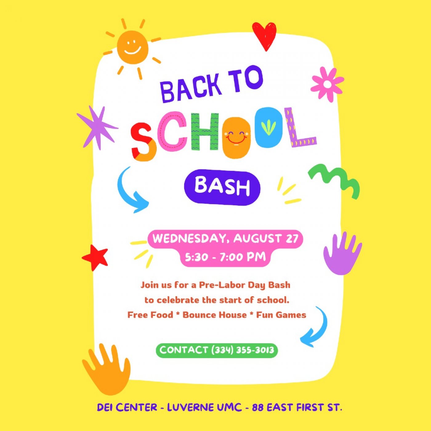 Back to School Bash, 27 August | Event in Luverne | AllEvents