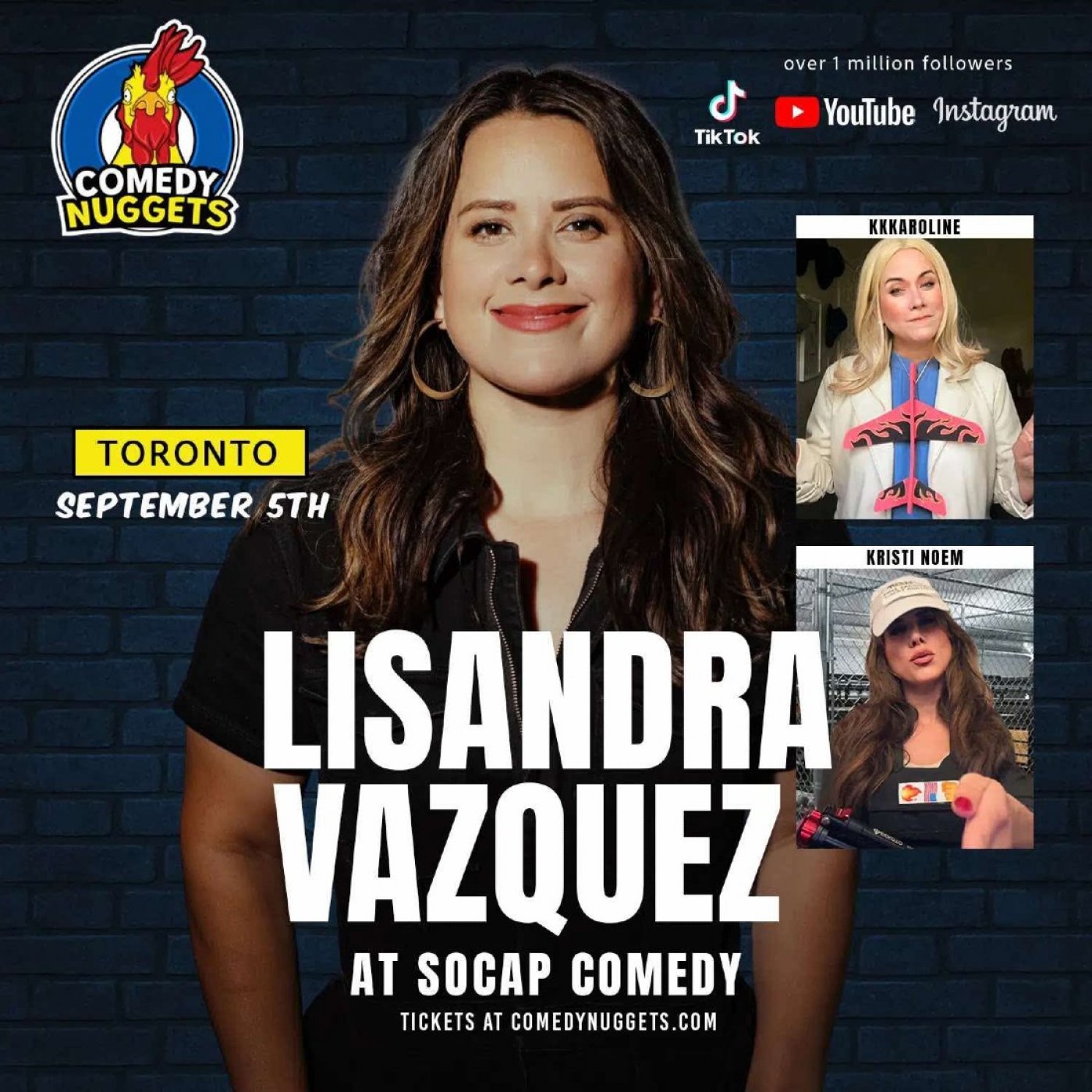 Comedy Nuggets presents Lisandra Vázquez, 5 September | Event in Toronto | AllEvents