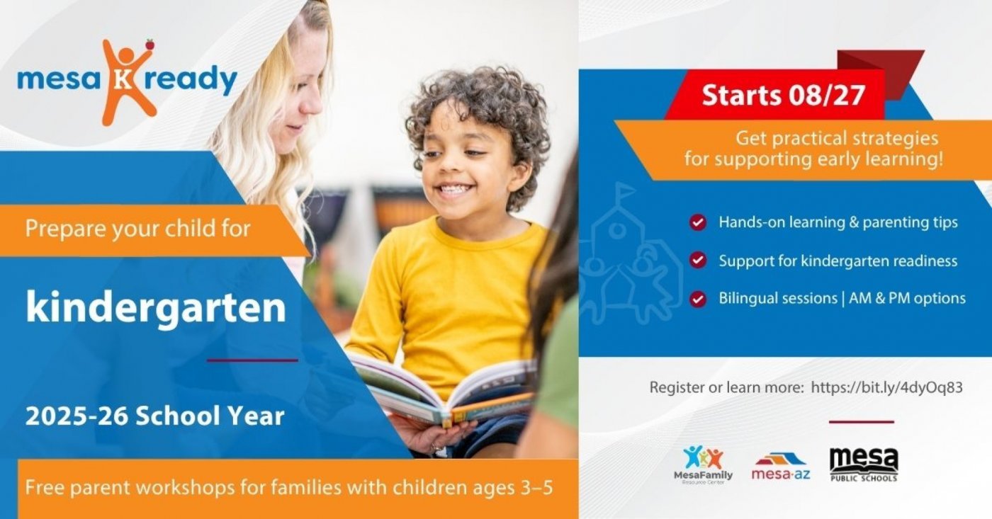 Join our next Mesa K-Ready Parent Training Session on Wednesday, August 27!, 27 August | Event in Mesa | AllEvents