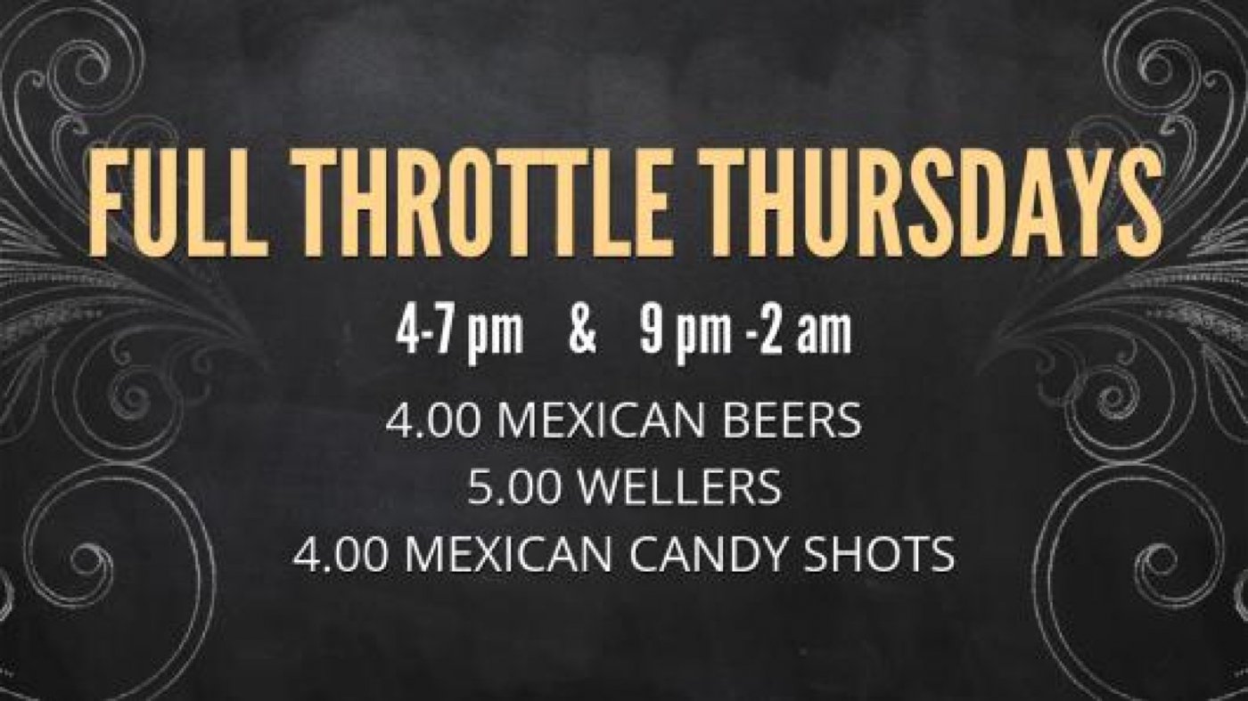 FULL THROTTLE THURSDAYS, 22 August | Event in Derby | AllEvents