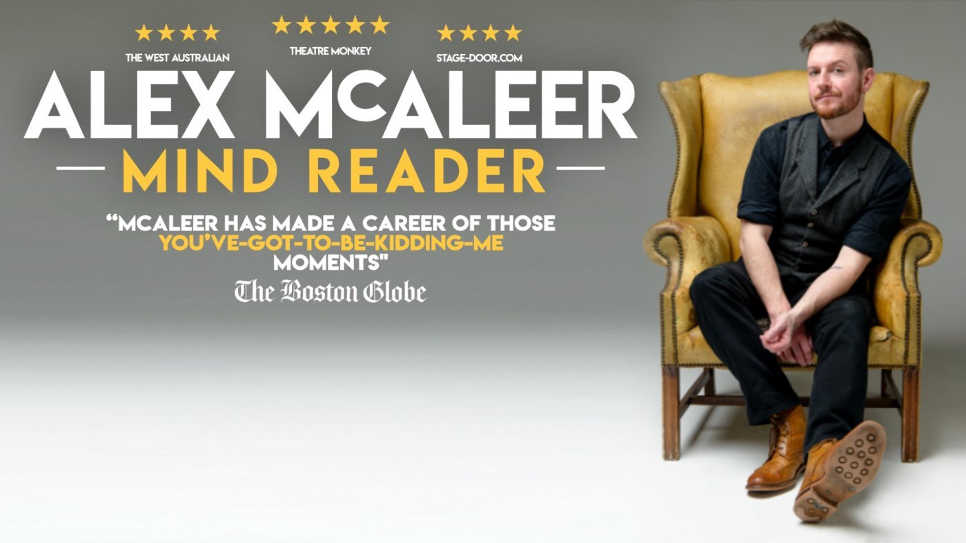 Alex McAleer - Mind Reader, 10 October | Event in Pershore | AllEvents