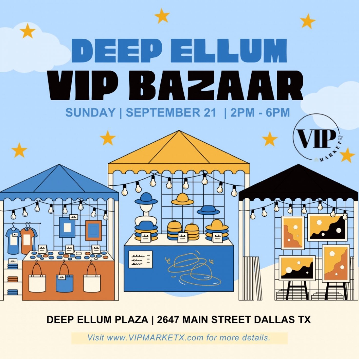 DEEP ELLUM VIP BAZAAR , 21 September | Event in Dallas | AllEvents