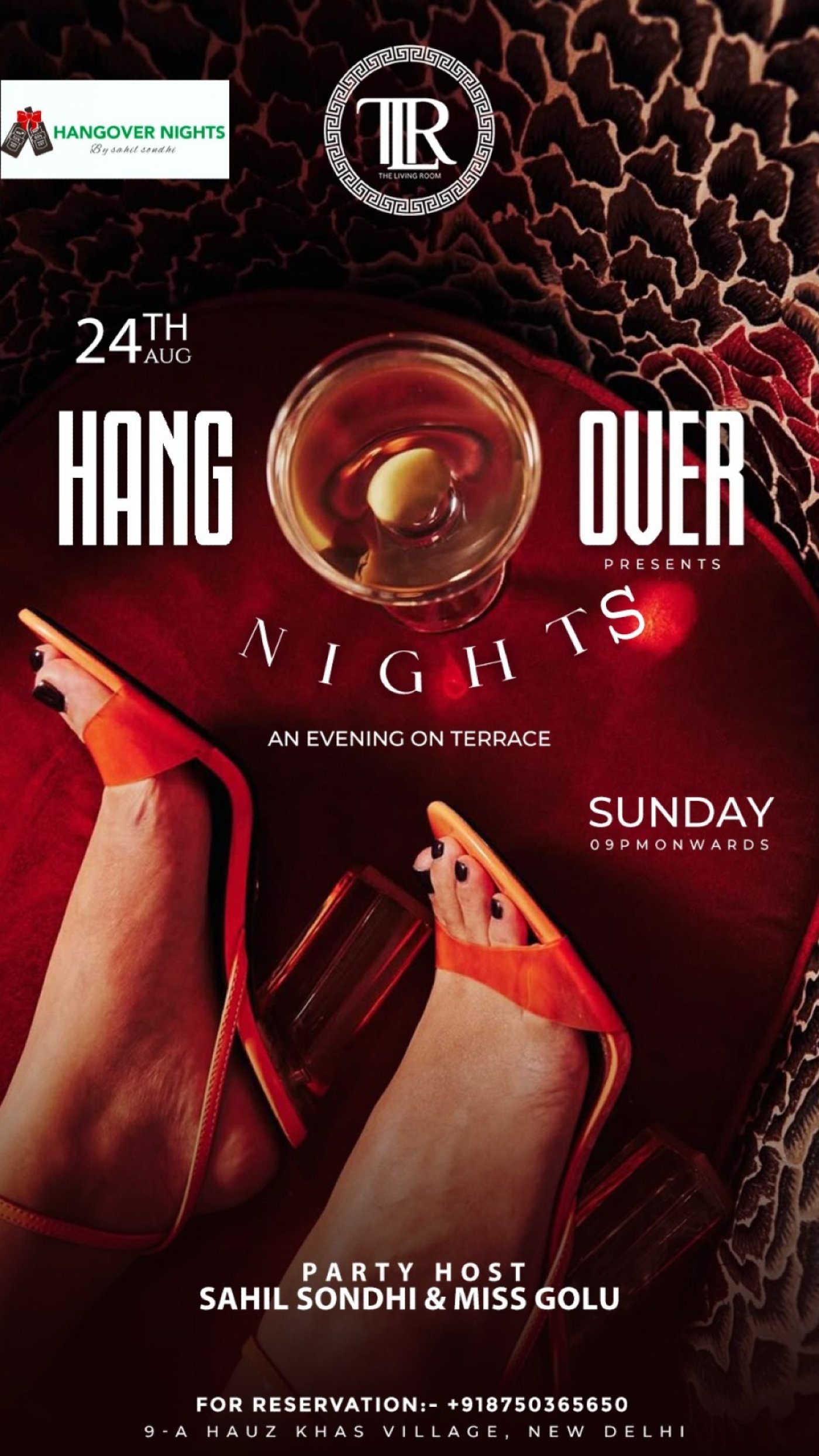 AN EVENING ON TERRACE #party BY HANGOVER NIGHTS, 24 August | Event in New Delhi | AllEvents