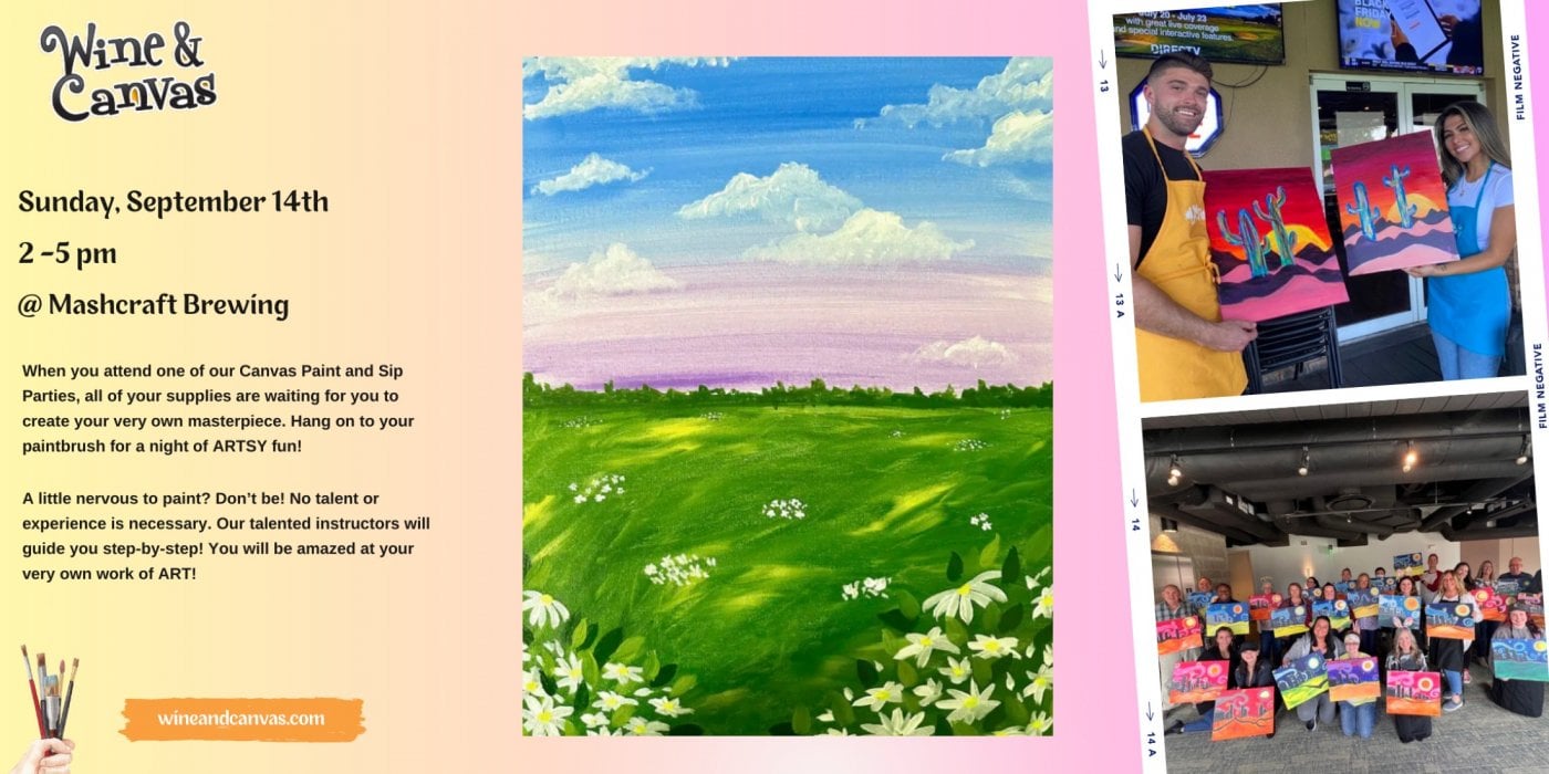 Greenwood Paint Sip n Swirl – Last Summer Sunset, 14 September | Event in Greenwood | AllEvents
