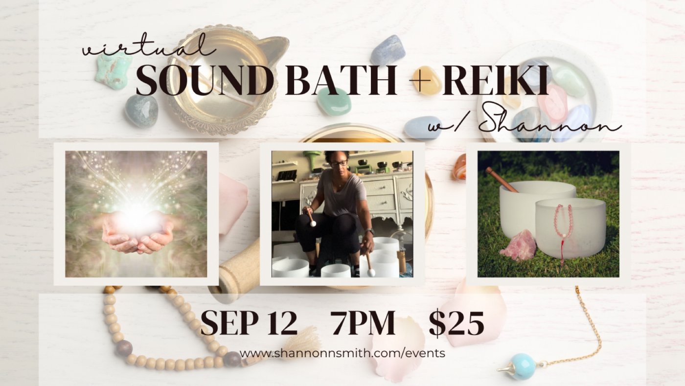 Virtual Sound Bath & Meditation Session w/ Reiki, 12 September | Online Event | AllEvents