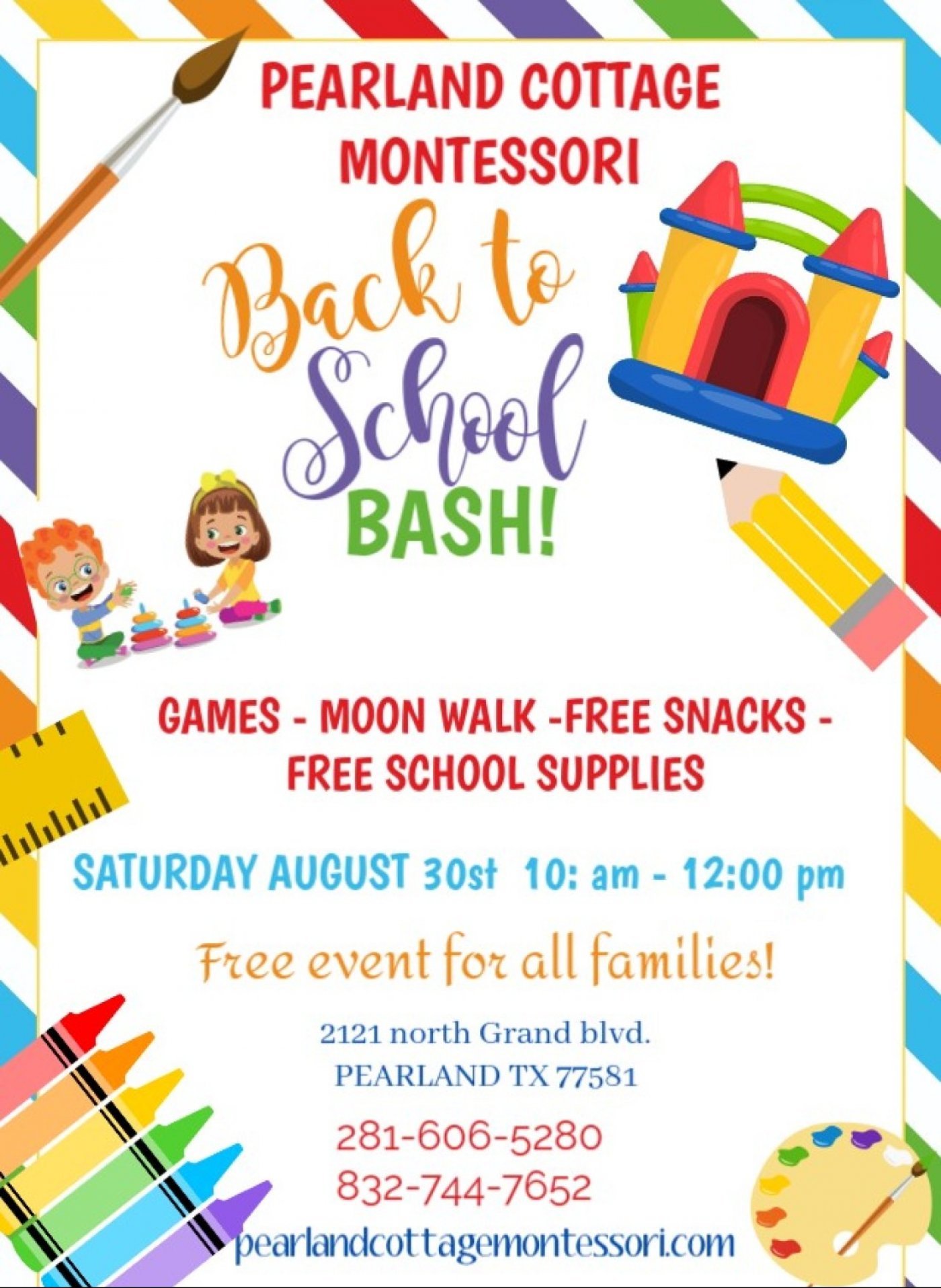 Back to school Bash , 30 August | Event in Pearland | AllEvents