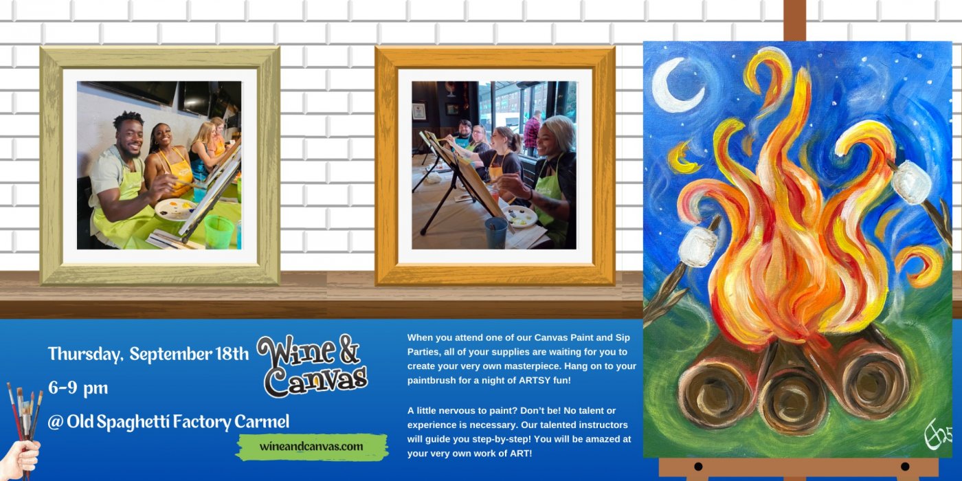 Carmel Paint Party- Bonfire, 18 September | Event in Carmel | AllEvents