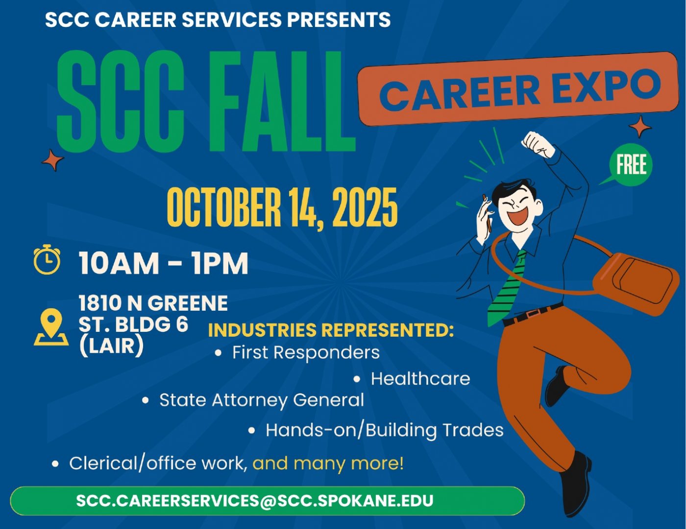 Spokane Community College Fall Career Expo, 14 October | Event in Spokane | AllEvents