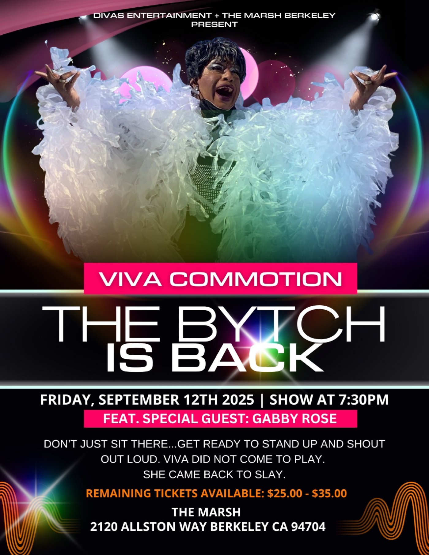 Viva Commotion: The Bytch is Back, 12 September | Event in Berkeley | AllEvents