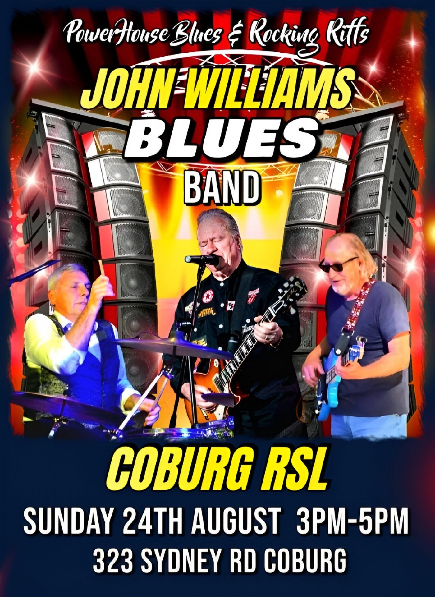 John Williams Blues Band, 24 August | Event in Coburg | AllEvents