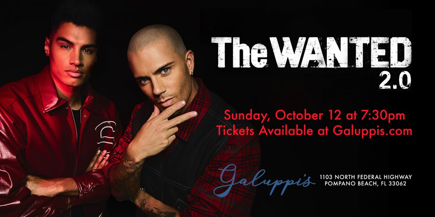 The Wanted 2.0 Concert, 12 October | Event in Pompano Beach | AllEvents