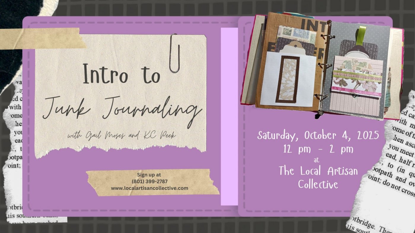 Intro to Junk journaling Workshop, 4 October | Event in Ogden | AllEvents