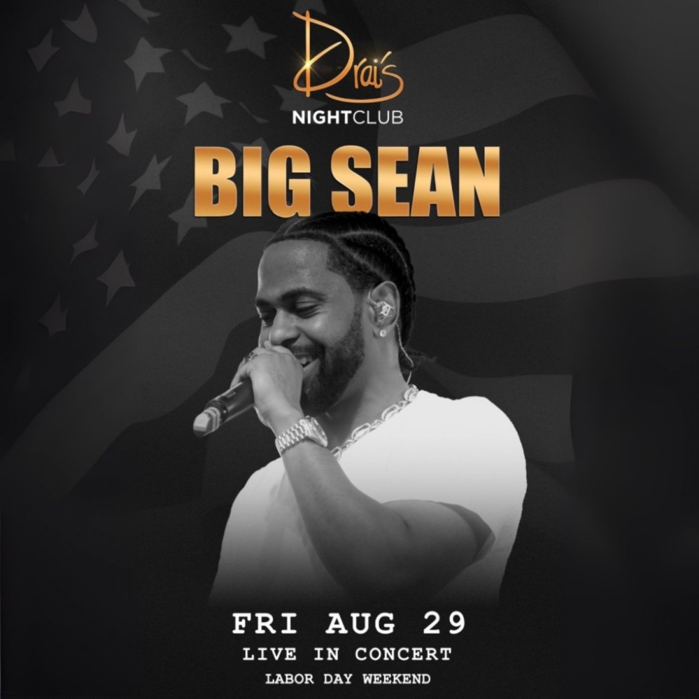 Big Sean at Drai's Nightclub | Academy Bree's Guestlist | Labor Day Weekend, 29 August | Event in Las Vegas