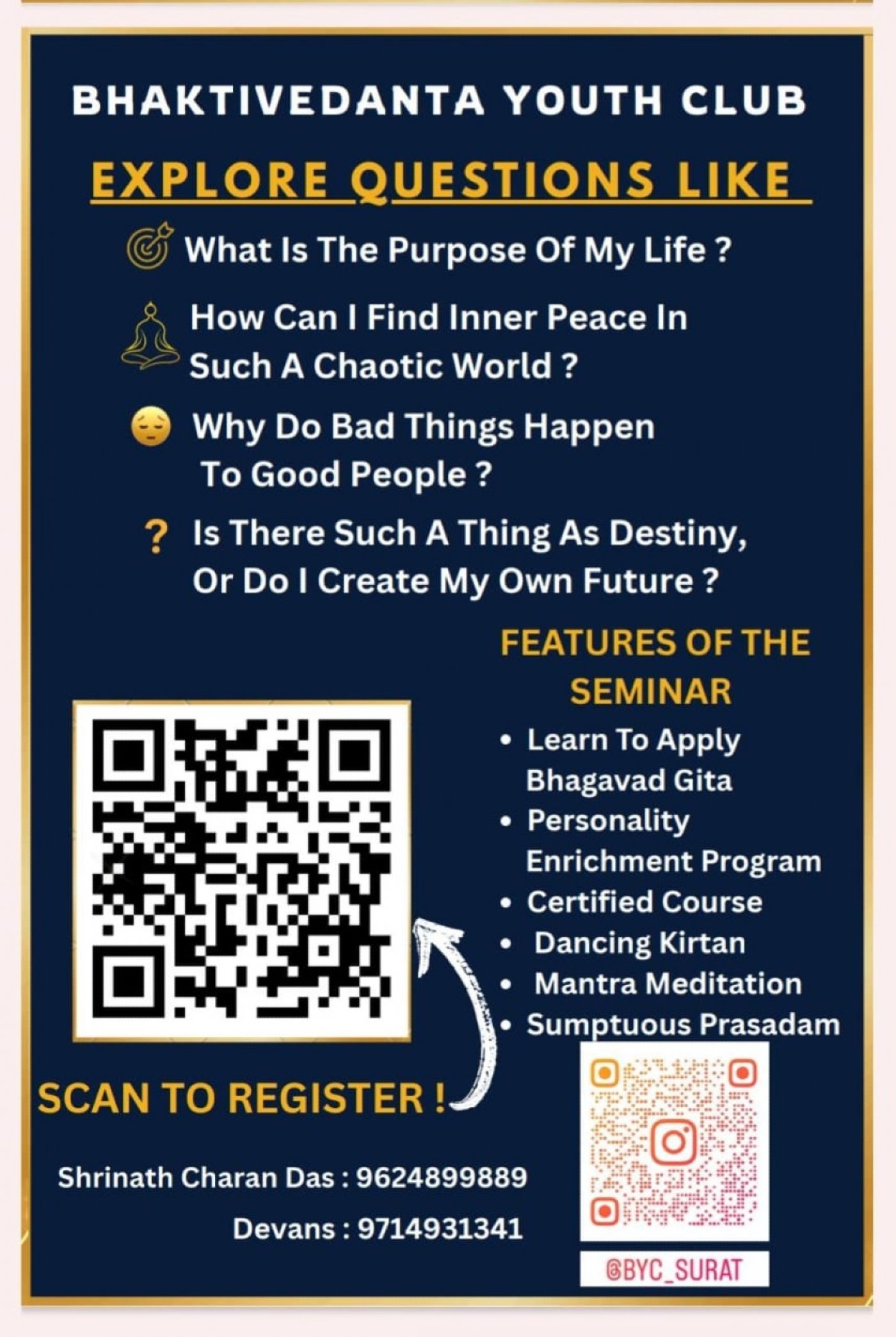 BHAGAVAD GITA SERIES, 24 August | Event in Surat | AllEvents