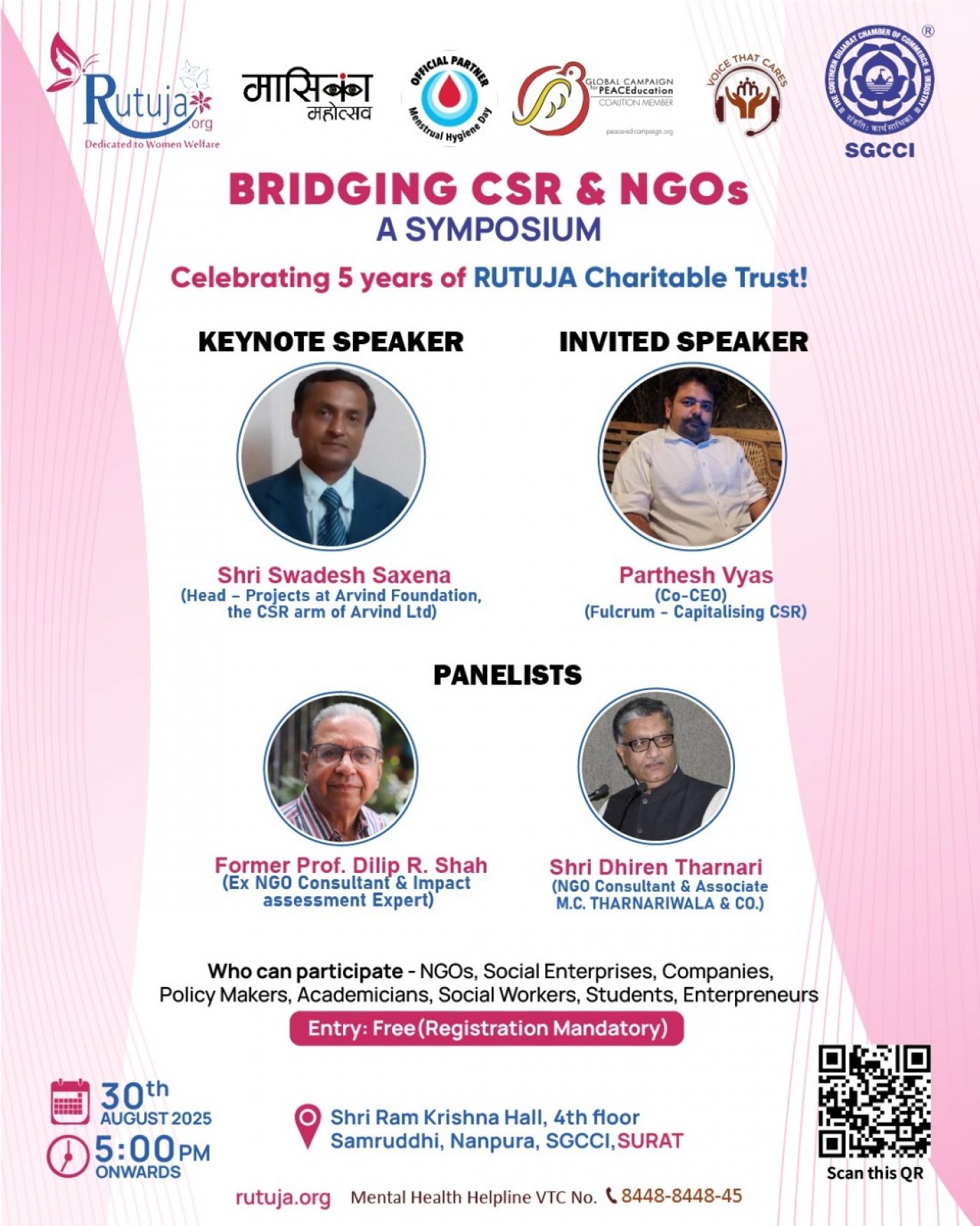 Bridging CSR & NGOs - From Policy to Possibilities  - A symposium, 30 August | Event in Surat | AllEvents