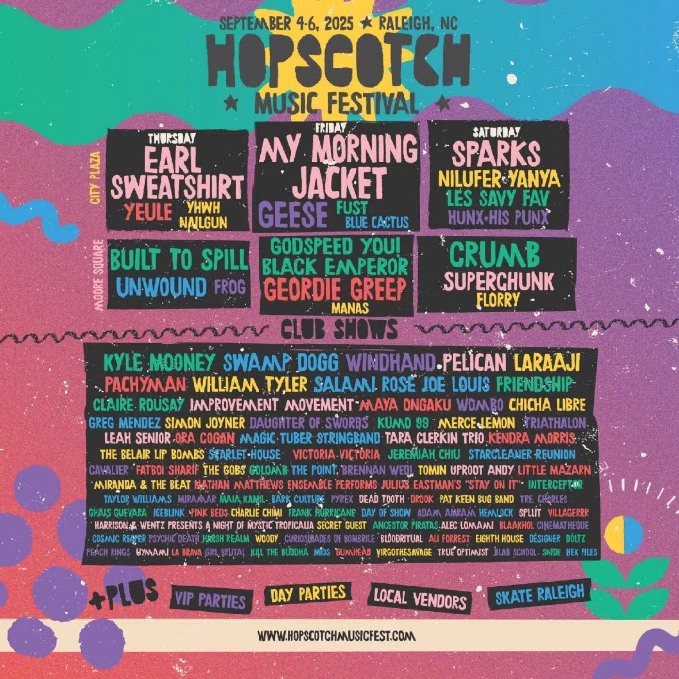 Hopscotch Festival 2025, 4 September | Event in Raleigh | AllEvents