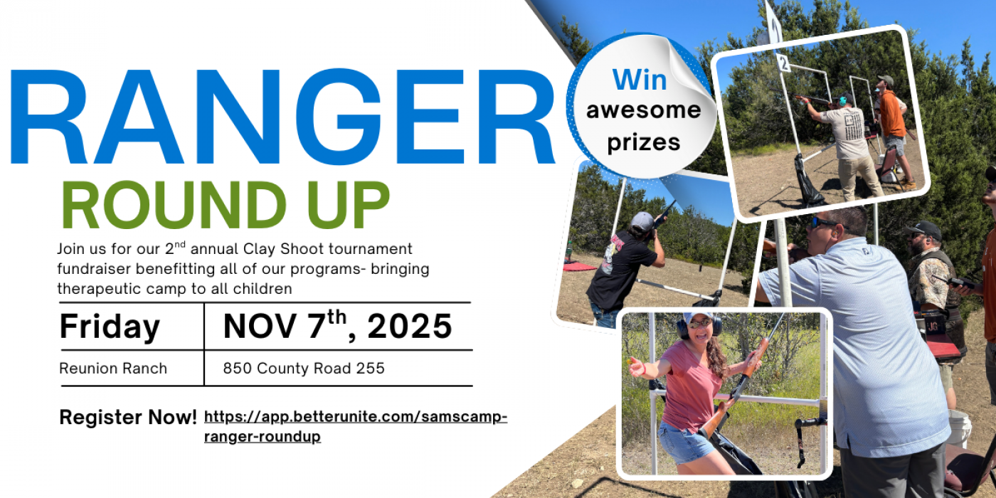 RANGER ROUND UP- CLAY SHOOT TOURNAMENT benefitting Sam's Adventure Camp, 7 November | Event in Georgetown