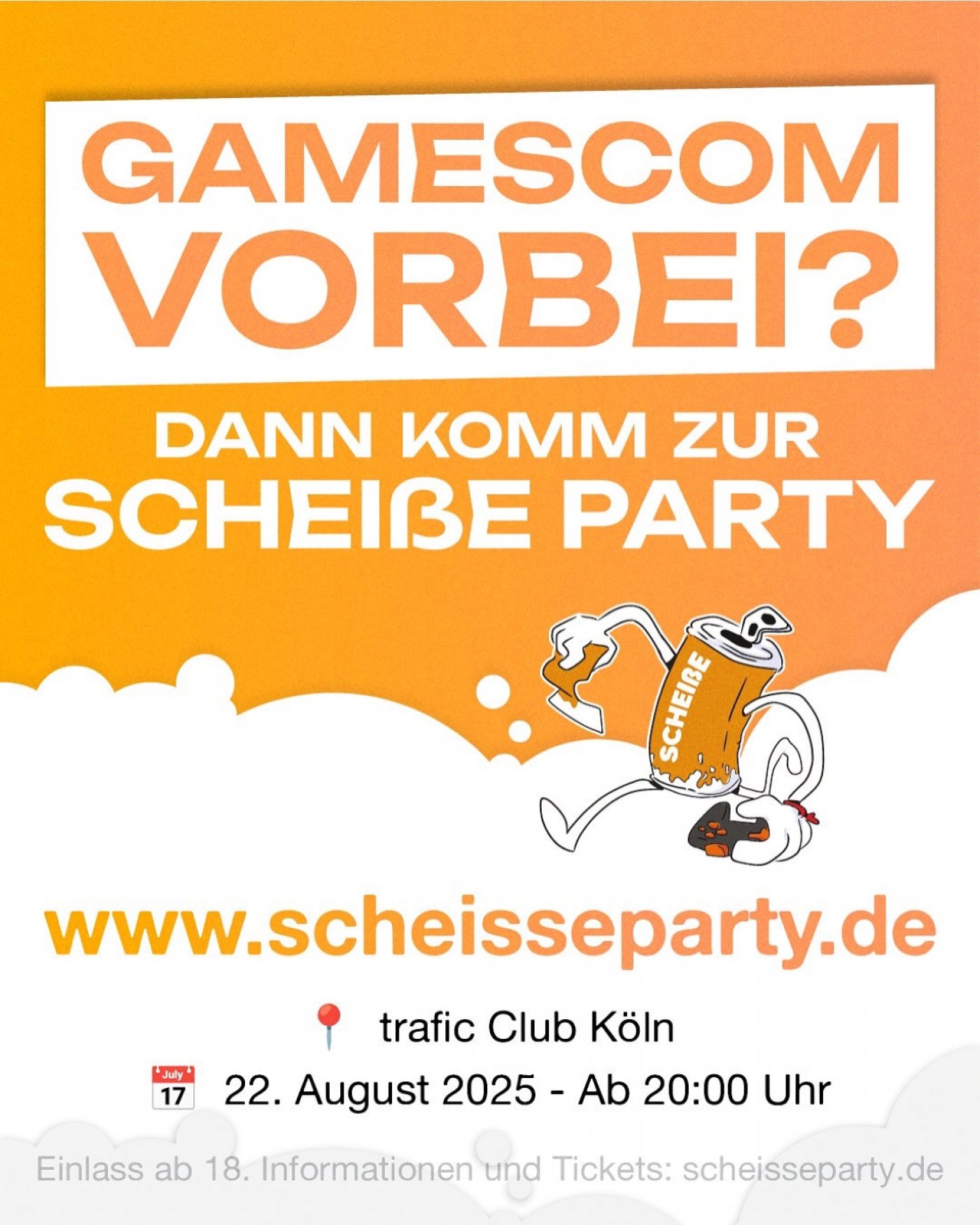 SCHEIßE Party Cologne 2025 | Event in Cologne | AllEvents