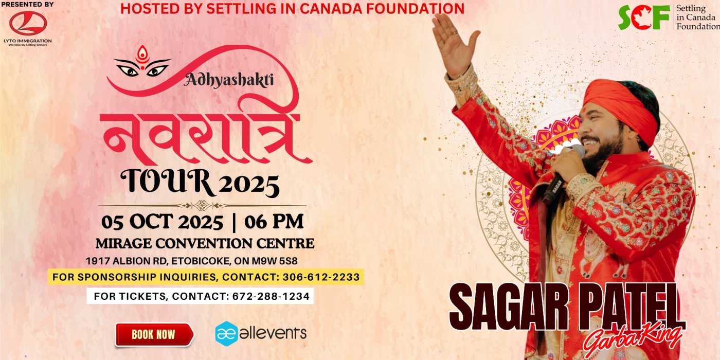 SAGAR PATEL Live in MISSISSAUGA - CANADA, 5 October | Event in Etobicoke | AllEvents