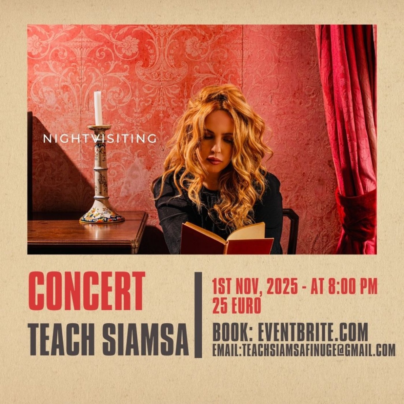 Nightvisiting with Lisa lambe, 1 November | Event in Listowel | AllEvents