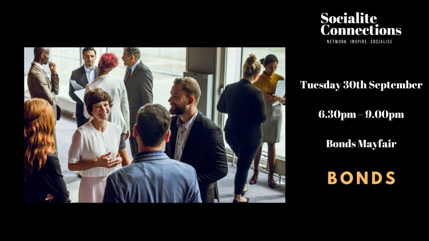 Speed Business Networking for Professionals at Bonds Mayfair, 30 September | Event in London | AllEvents