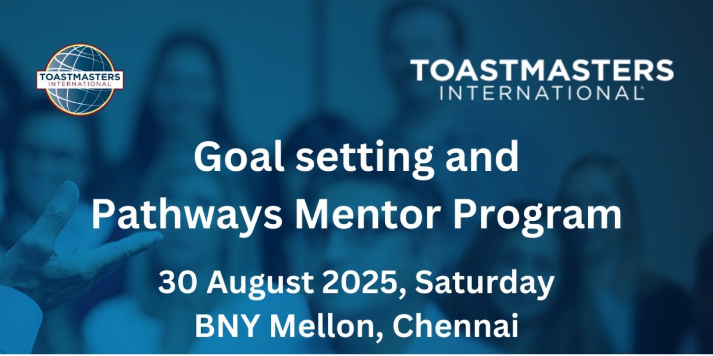 Goal setting and Pathways Mentor Program - Paid Event - Aug 30, Saturday, BNY Mellon, Chennai | Event in Chennai