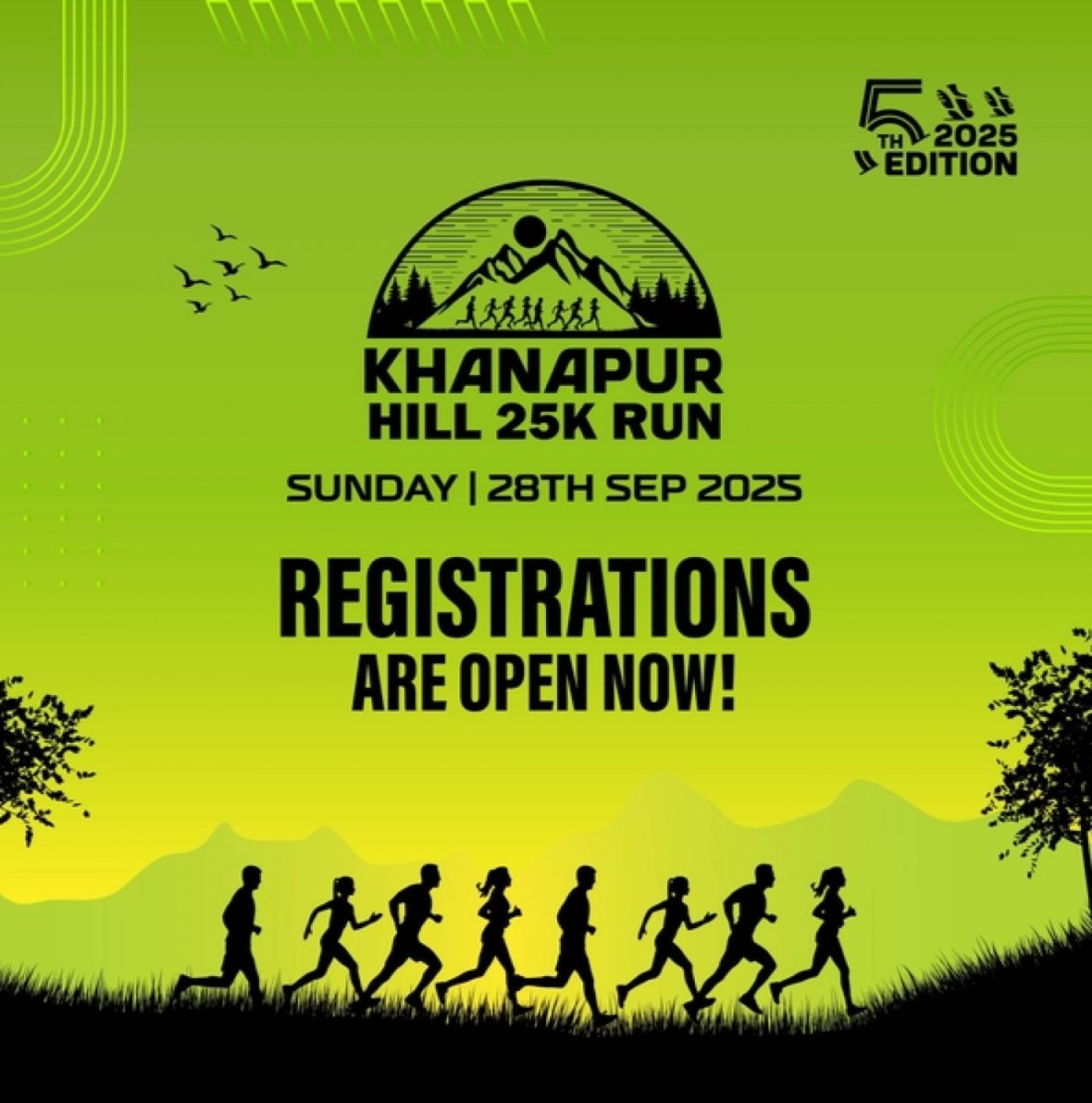 KHANAPUR HILL 25K RUN 2025, 28 September | Event in Belgaum | AllEvents