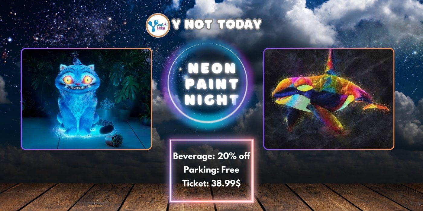 Calgary Neon Paint Night . Y Not Today, 31 August | Event in Calgary | AllEvents