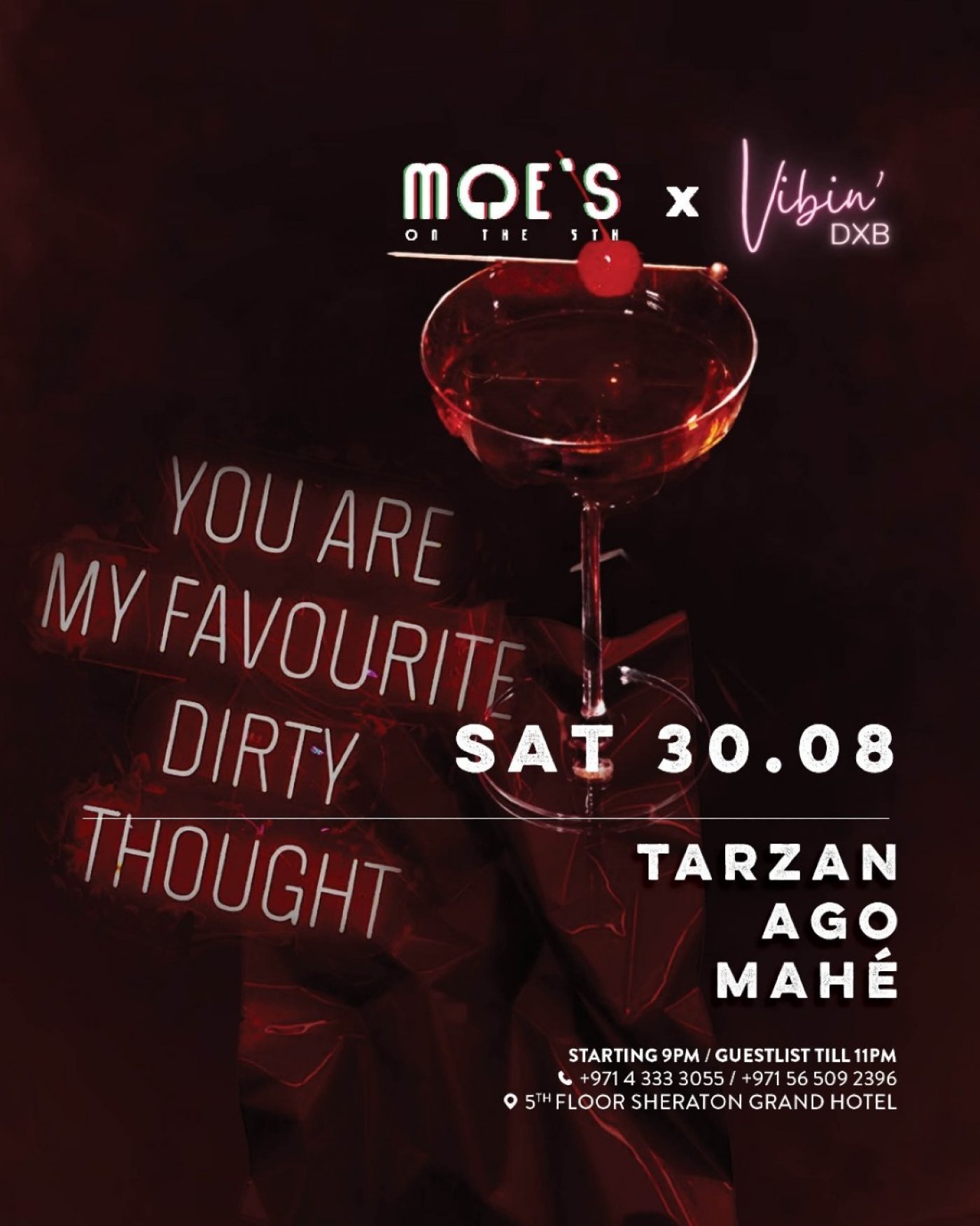 Saturday Night @Moe's | Event in Dubai | AllEvents
