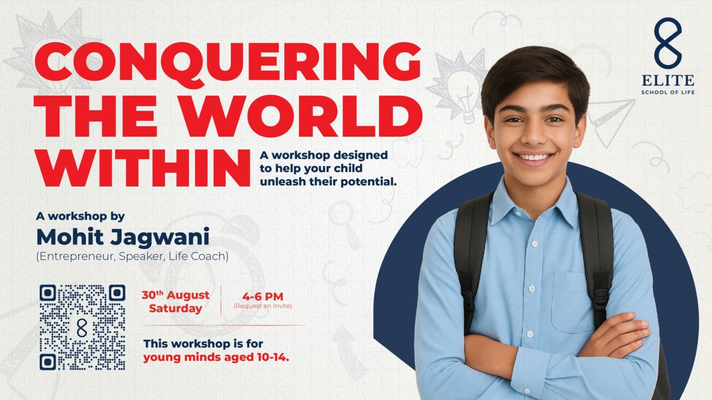 Conquering the world within | Workshop for ages 10-14 years , 30 August | Event in Ahmedabad | AllEvents