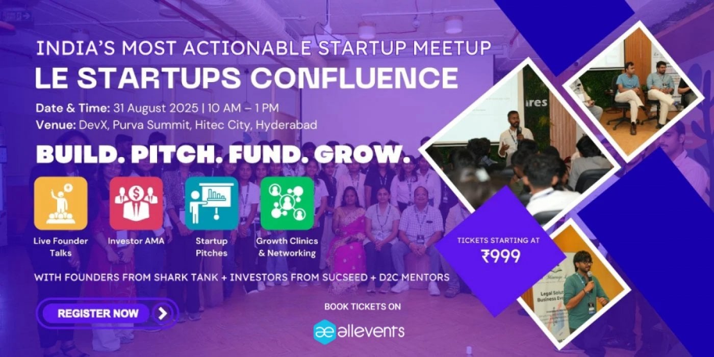 Le Startups Confluence, 31 August | Event in Hyderabad | AllEvents