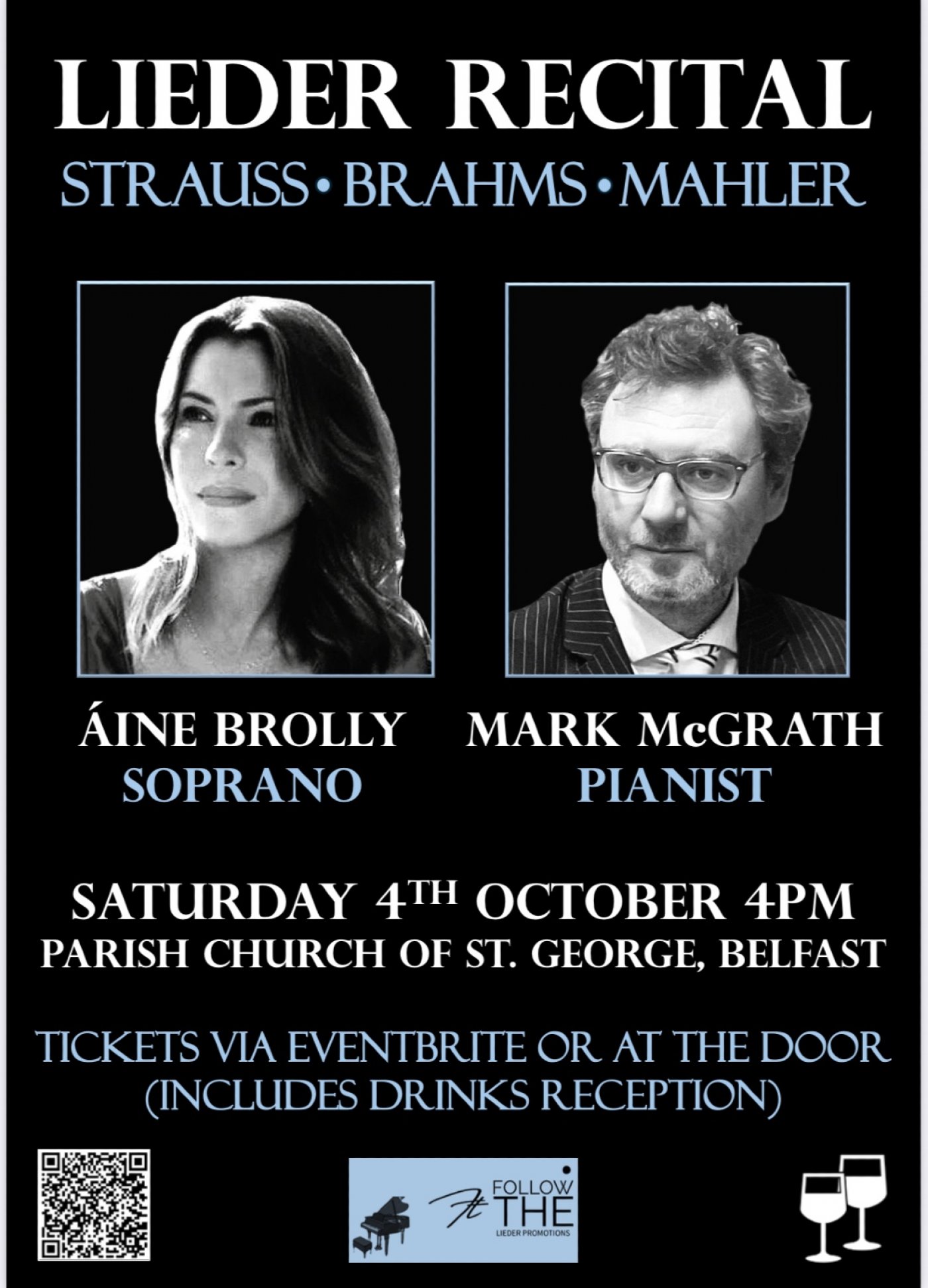 Lieder Recital featuring compositions by Strauss, Brahms and Mahler, 4 October | Event in Belfast | AllEvents