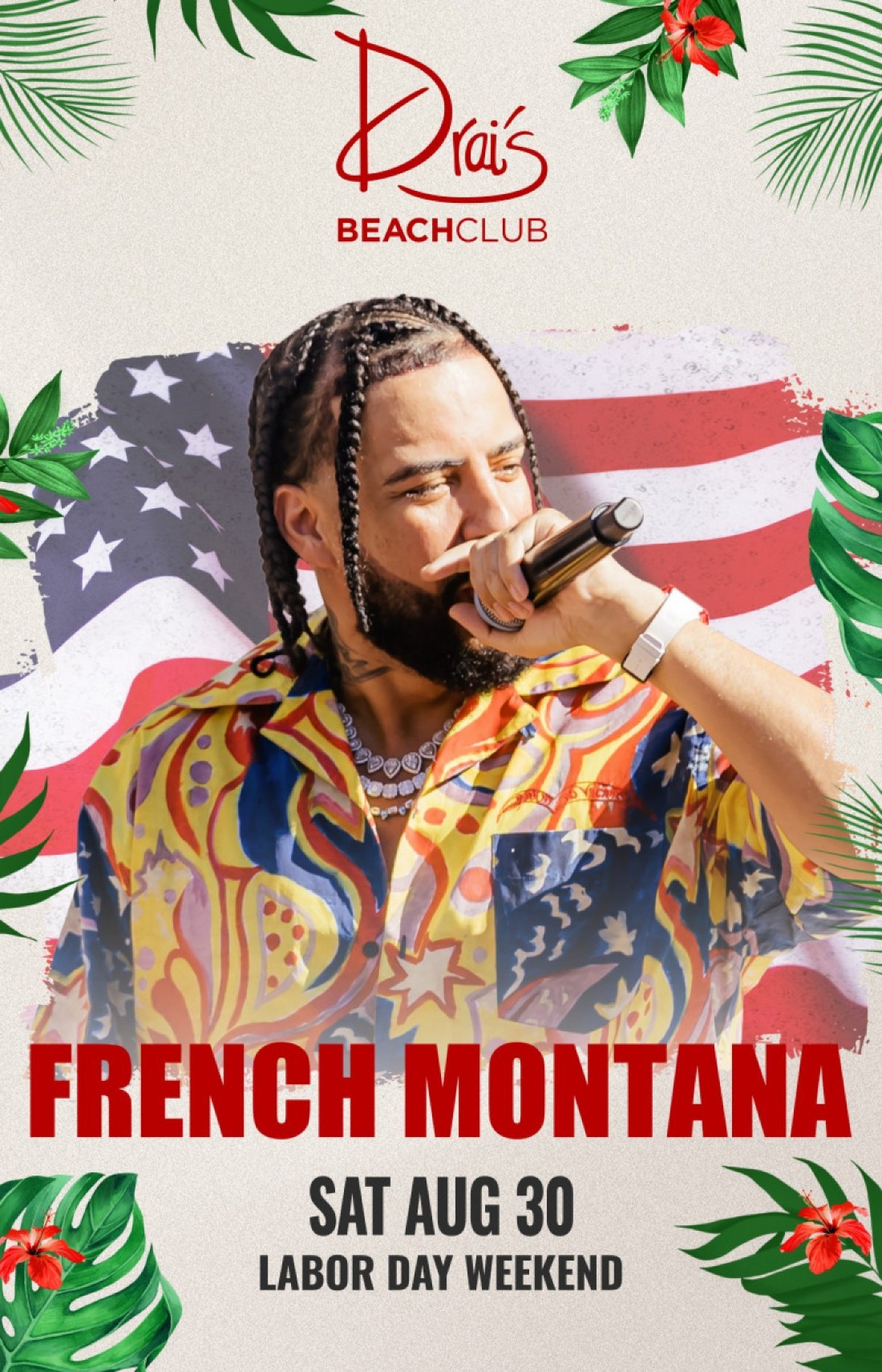 French Montana at Drais Hip Hop Day Pool Party | Academy Bree Guestlist | Labor Day Weekend, 30 August | AllEvents
