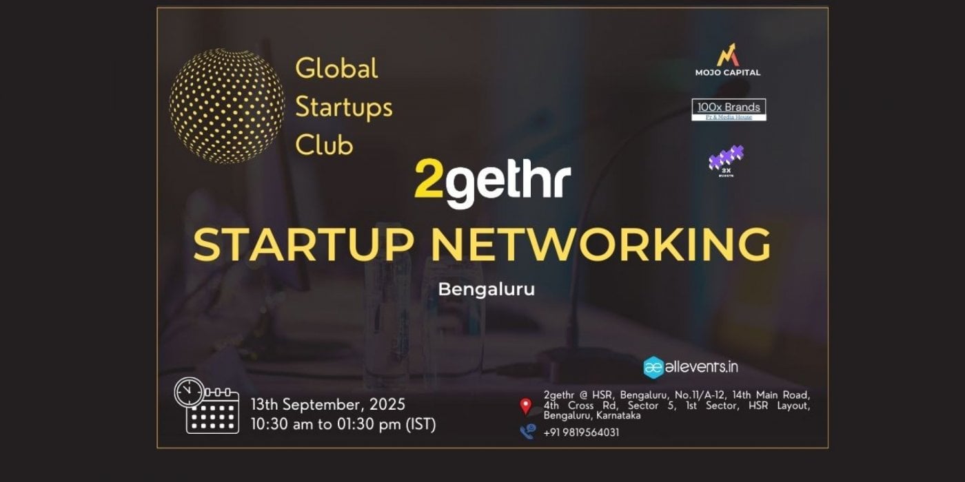GLOBAL STARTUPS CLUB l STARTUP NETWORKING Bengaluru 2025, 13 September | Event in Bangalore | AllEvents