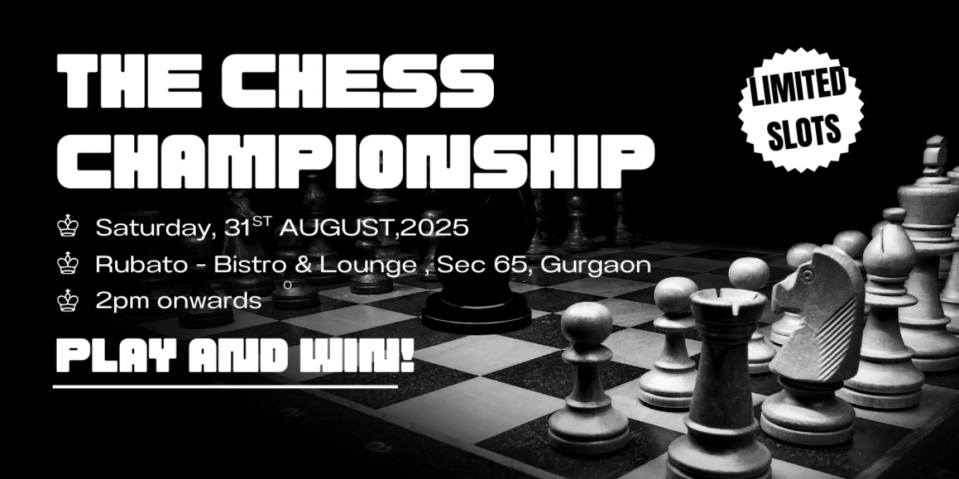 The Chess Championship (Gurgaon), 31 August | Event in Gurgaon | AllEvents