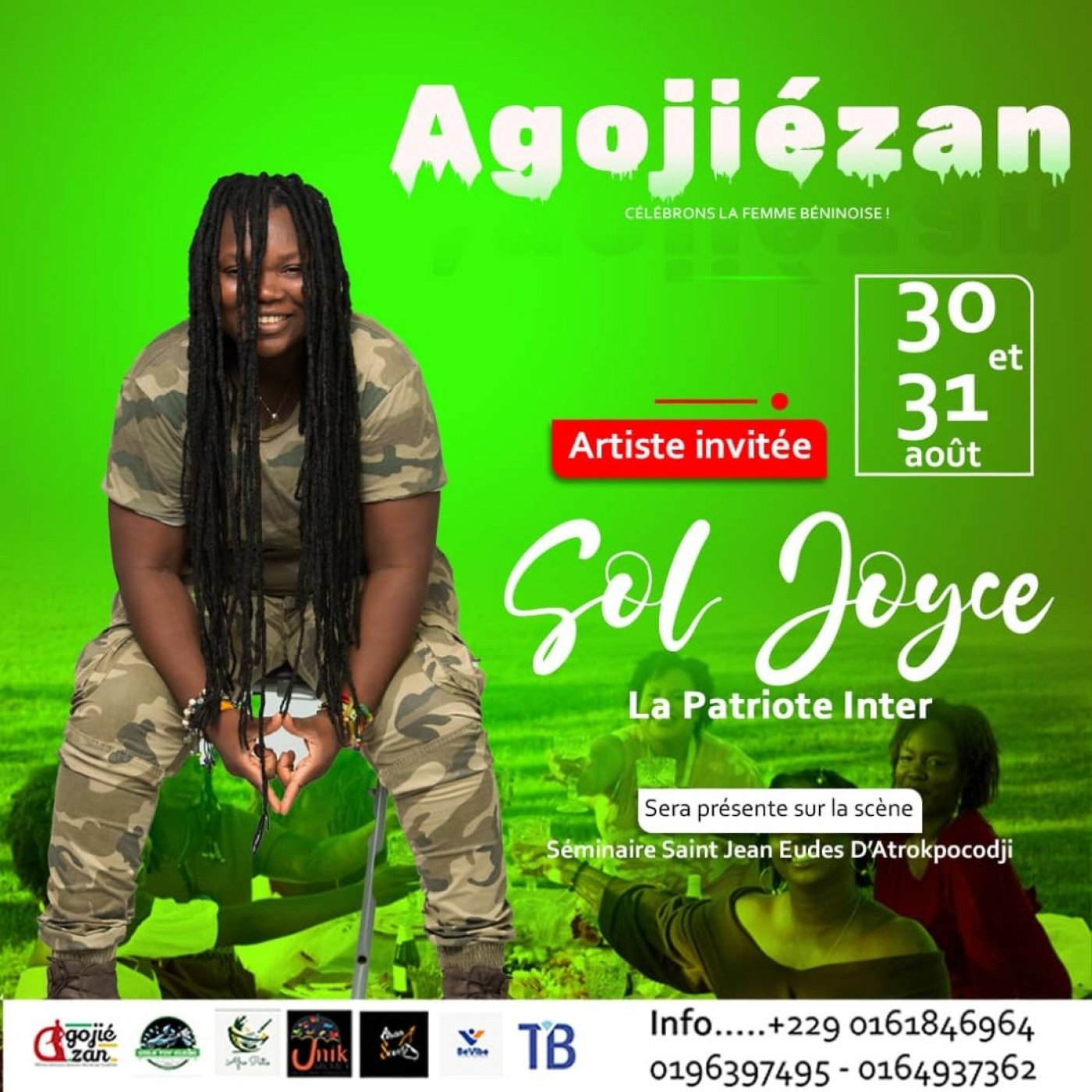 AGODJIEZAN - Sol Joyce, La Patriote Inter panéliste et artiste invitée, 30 August | Event in Cotonou | AllEvents