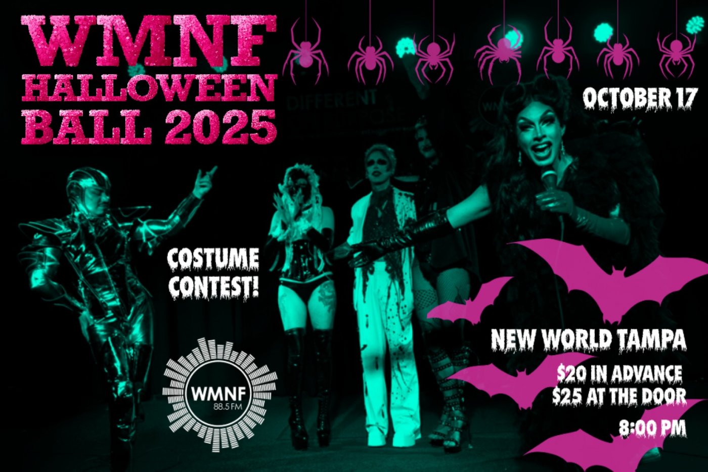 WMNF Halloween Bash 2025, 17 October | Event in Tampa | AllEvents