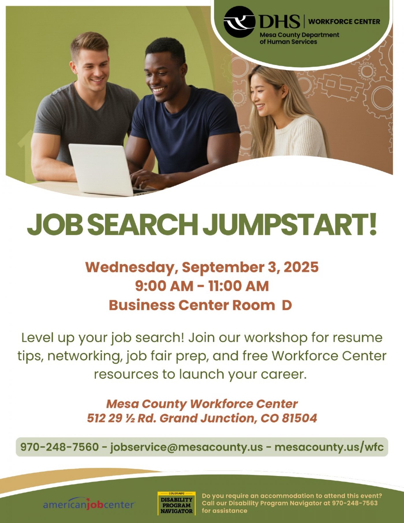Job Search Jumpstart, 3 September | Event in Grand Junction | AllEvents