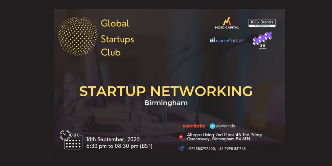 GLOBAL STARTUPS CLUB l STARTUP NETWORKING Birmingham 2025
