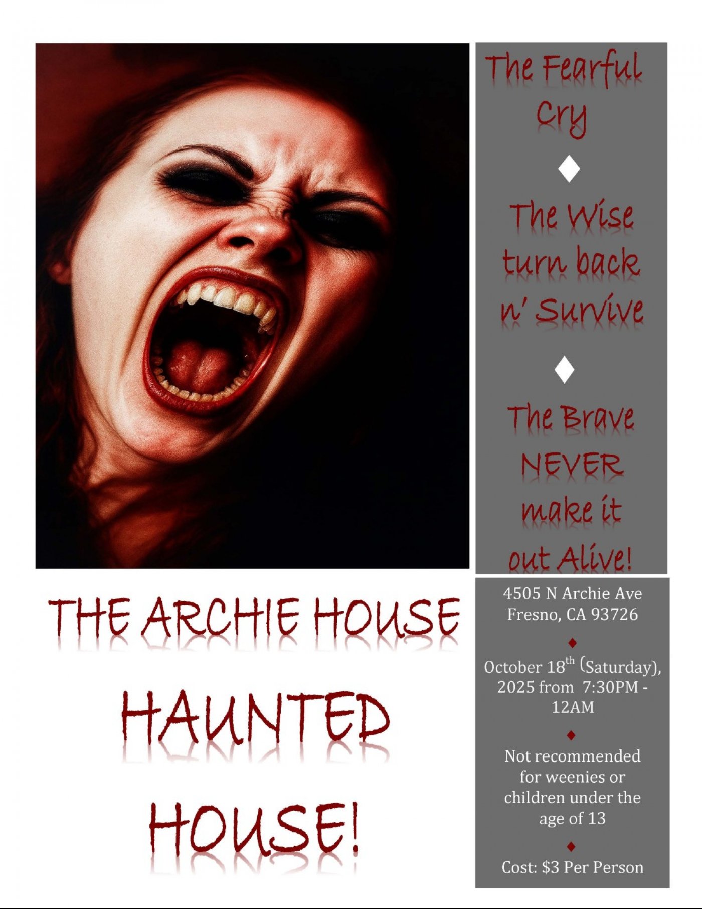 The Archie House Haunted House!, The Archie House, North Archie
