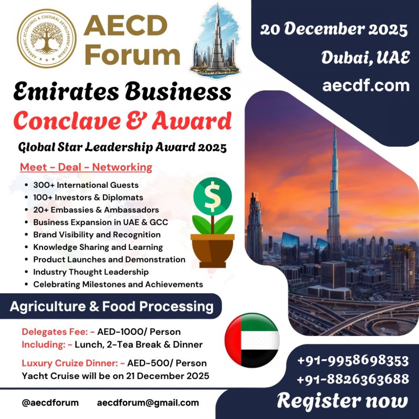 Emirates Business Conclave and Award, 20 December | Event in Dubai | AllEvents