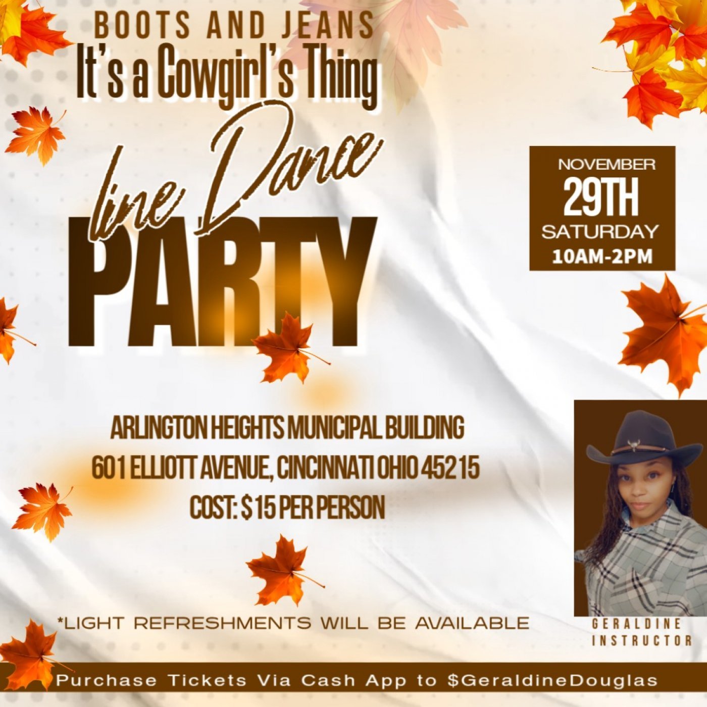 Boots And Jeans It's a Cowgirl's Thing Line Dance Party | Event in Cincinnati | AllEvents