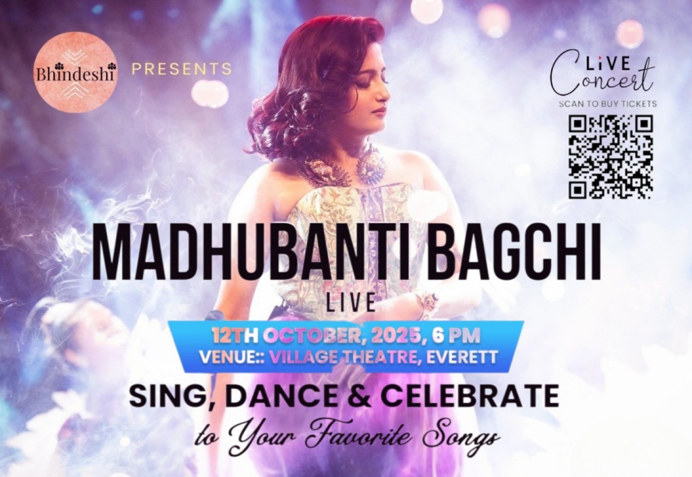 Madhubanti Bagchi Live Musical Concert 2025 Village Theatre Everett 
