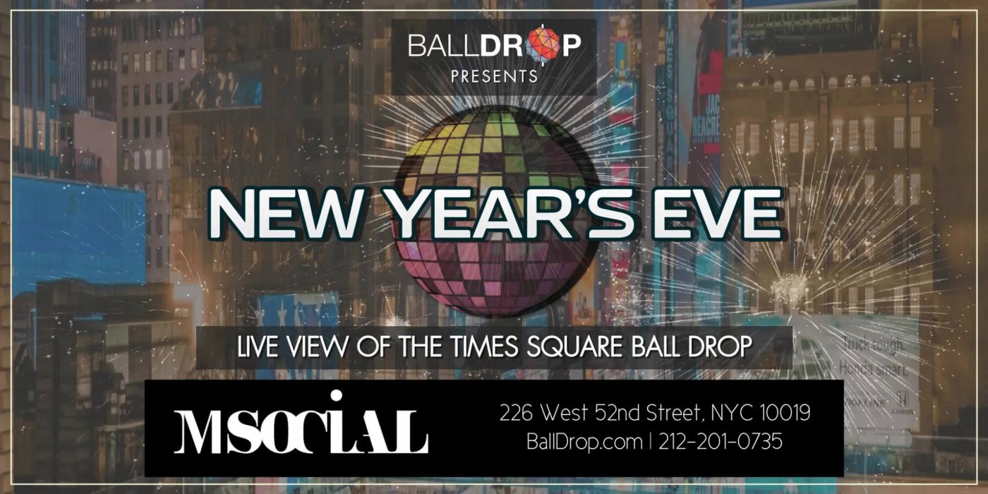 M Social Times Square New Year's Eve Party (21+)