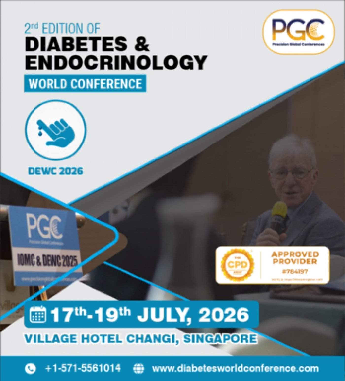 2nd Edition of the Diabetes and Endocrinology World Conference (DEWC 2026), 17 July | Event in Singapore | AllEvents