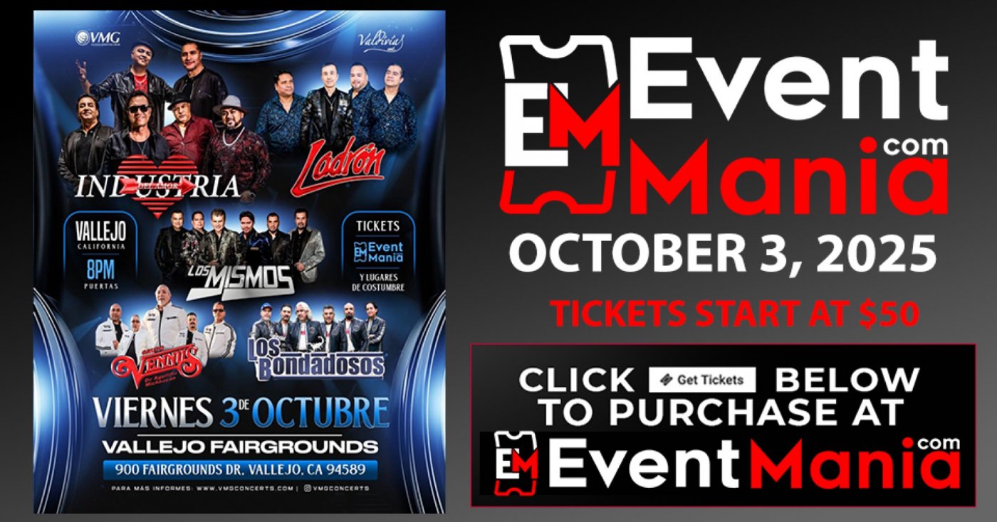 Industria del Amor, Ladron - Vallejo, CA, Solano County Fairgrounds, Vallejo,  3 October 2025 | AllEvents
