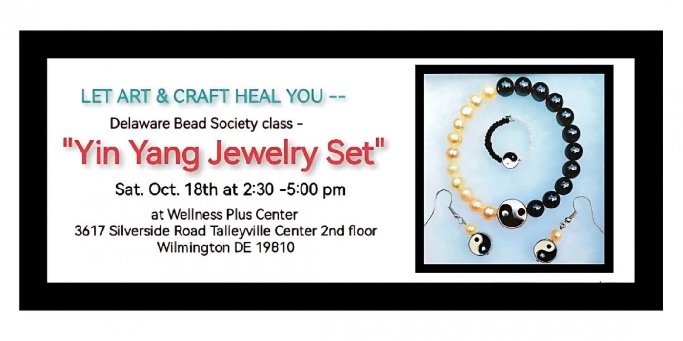 Bead Society class: "Yin Yang Jewelry Set", 18 October | Event in Wilmington | AllEvents