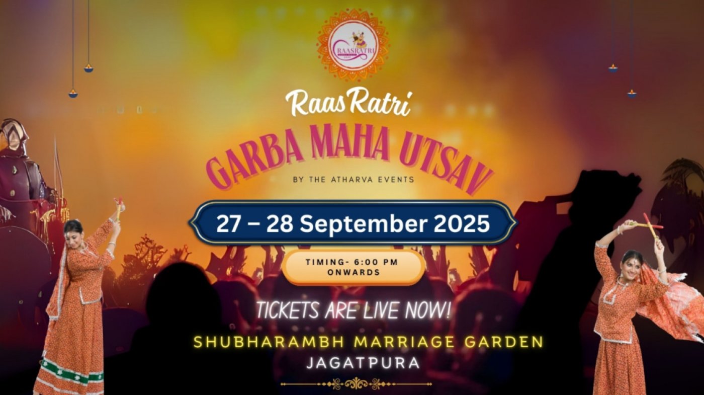 Raas Ratri Garba Night 2025, Shubharambh Marriage Garden, Jaipur, 27 ...